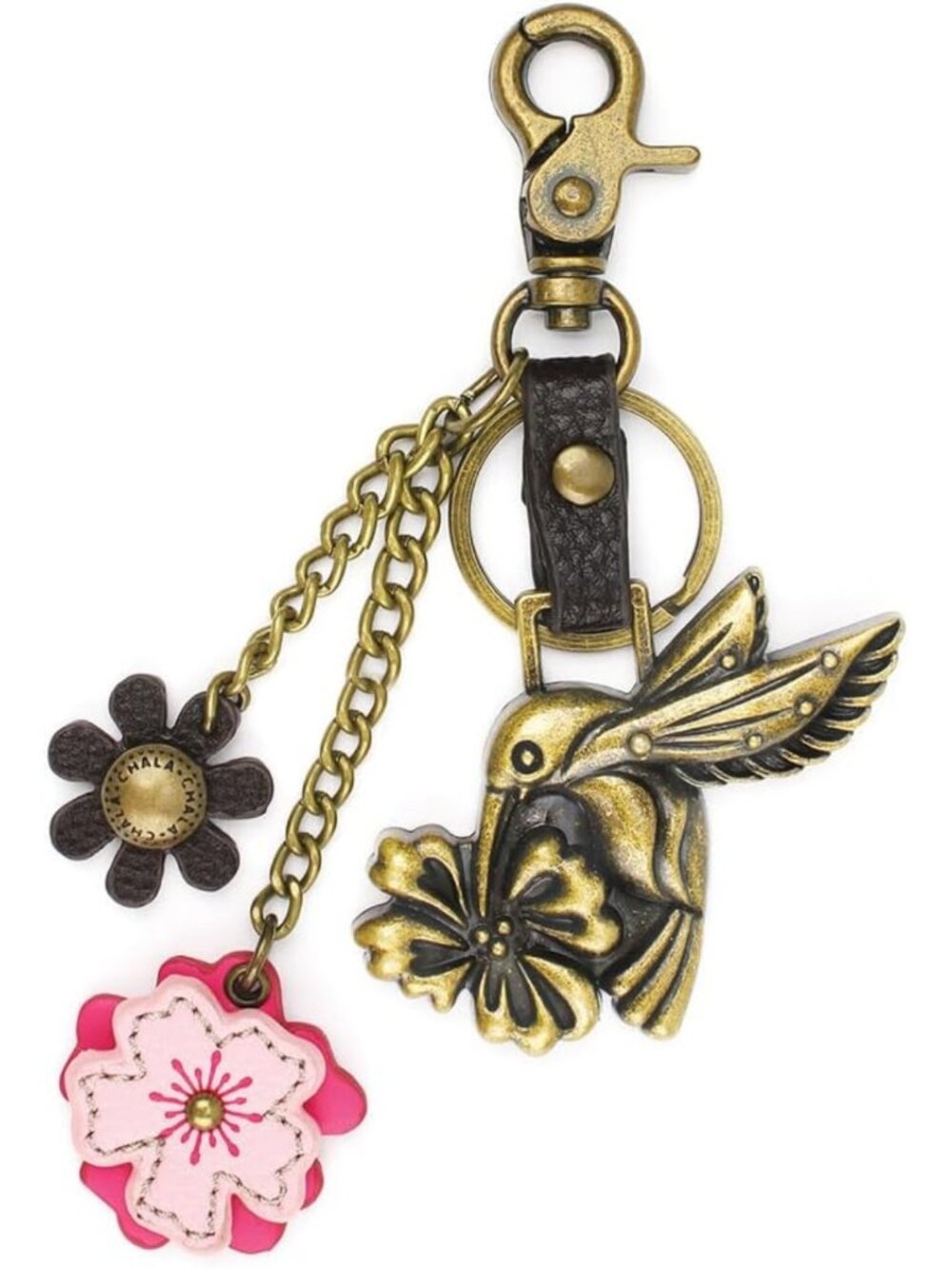 Charming Decorative Keychain & Purse Charm - Stylish Metal Key Fob Accessory